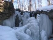 Водопад реки Йодупите (нижний)